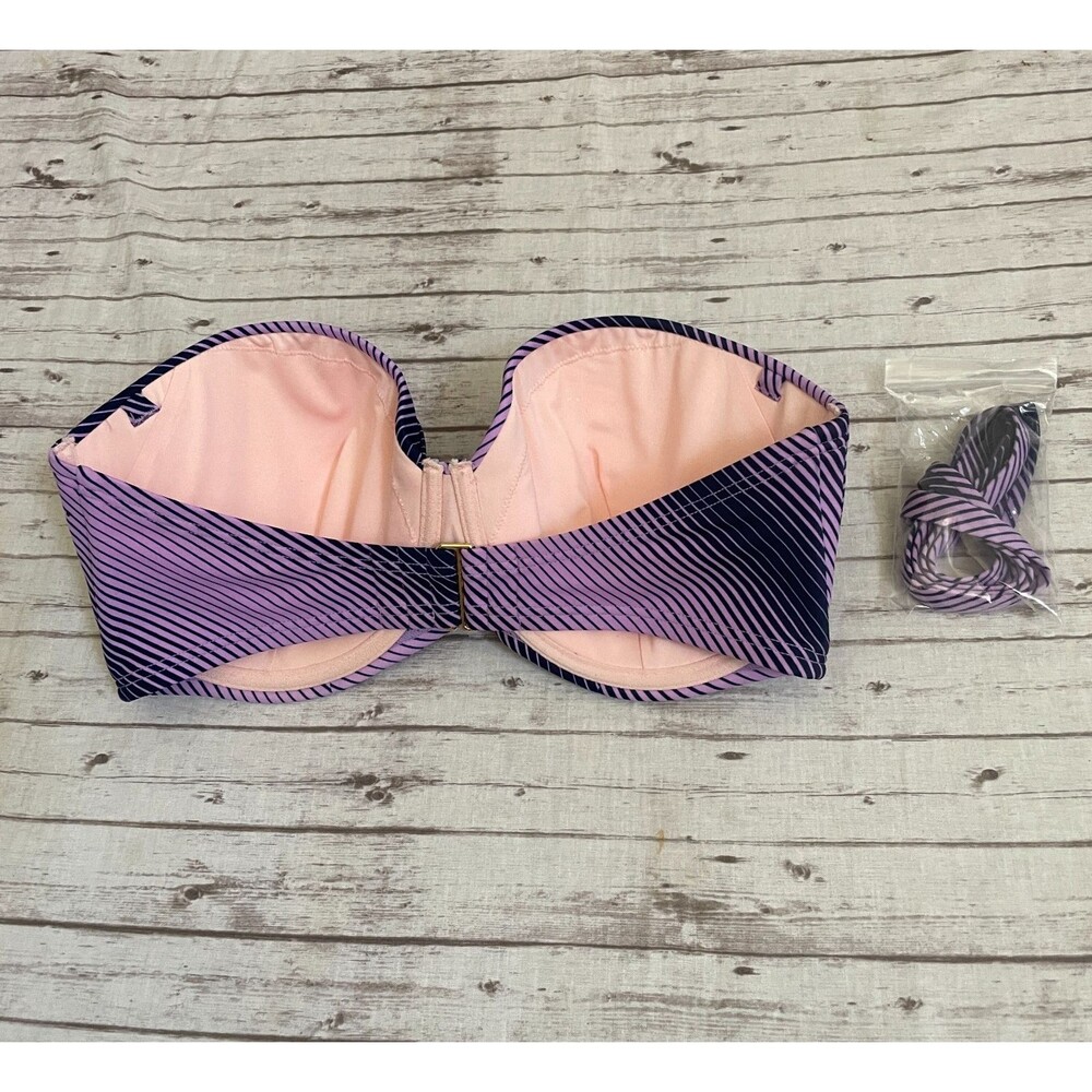 Victoria’s Secret Swimsuit Bikini 2 Piece Set Multicolor Striped Size 36DD/M - Picture 5 of 11